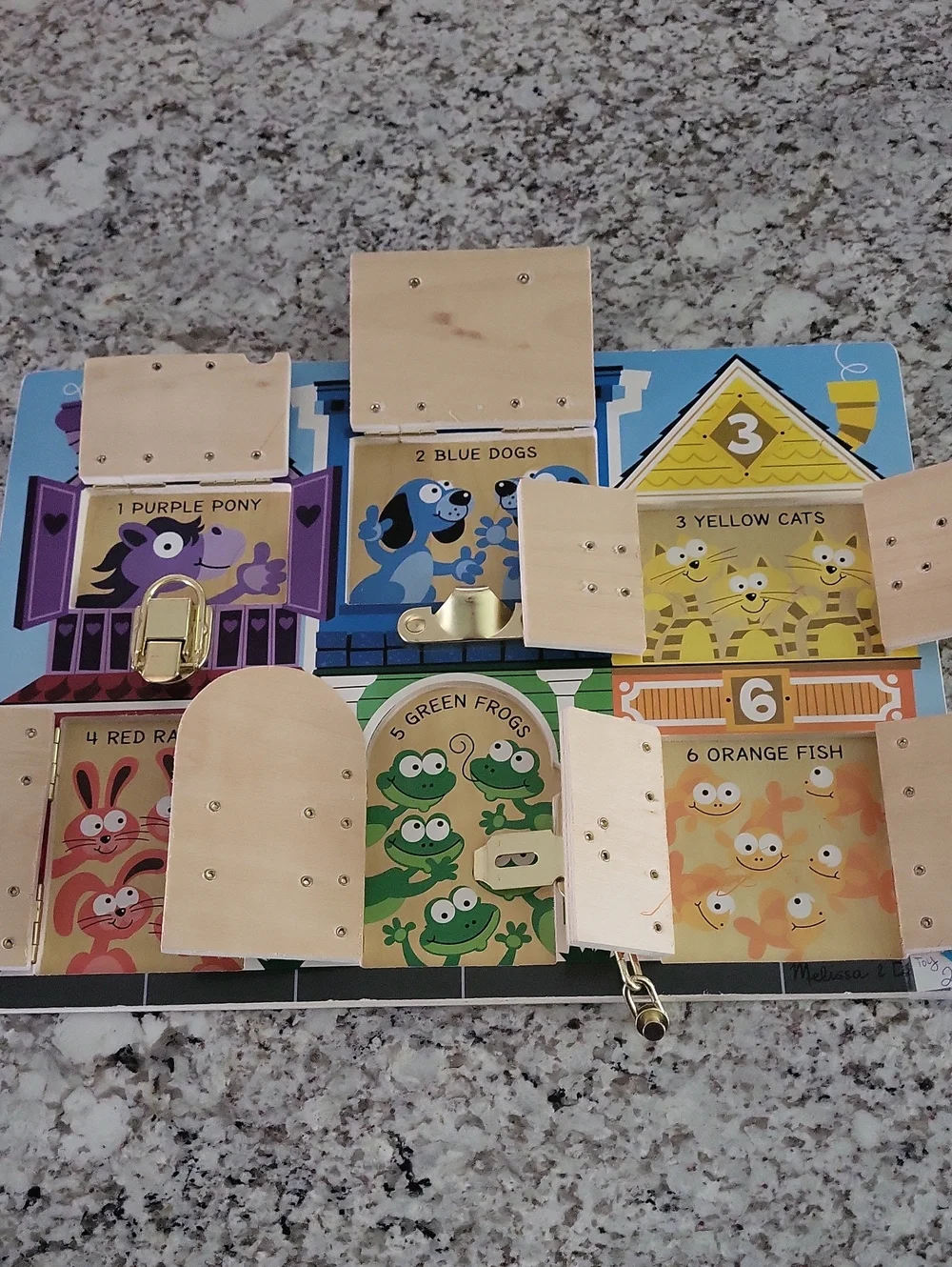 Melissa & Doug House Latches Busy 🛹